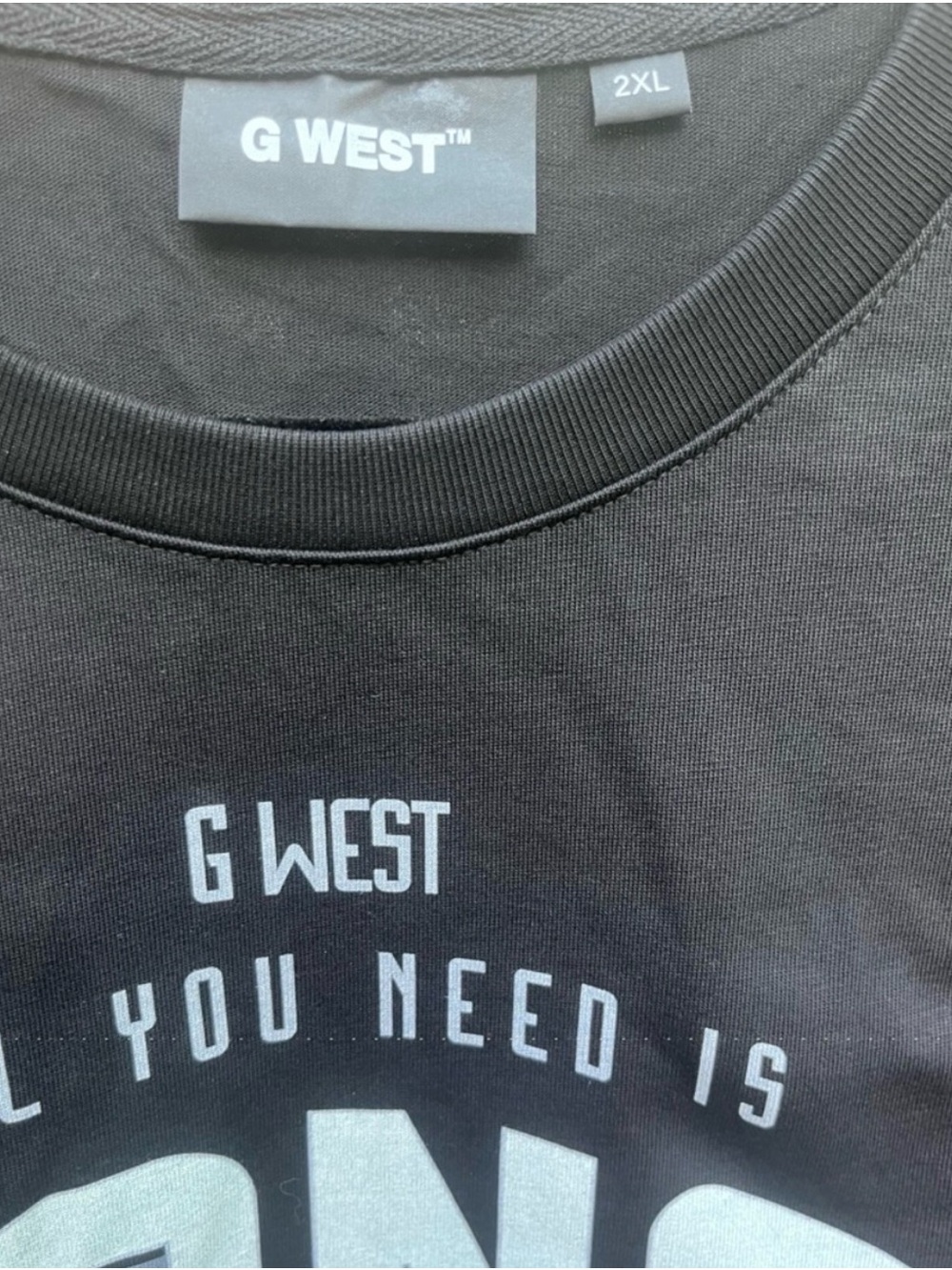 G West "All You Need Is Money" Zombie Oversized Graphic Tee - 2XL - Picture 4 of 7